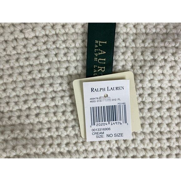 Lauren Ralph Lauren Wool Angora Hand Crocheted Poncho NWT - Picture 6 of 9